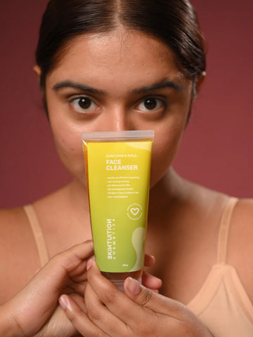 Skintuition Cosmetics Amla and Curcumin face cleanser for oily and acne-prone skin with brightening and oil control benefits